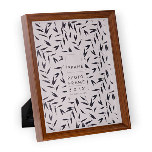 Picture of DARK WOOD FRAME WITH WALL MOUNT